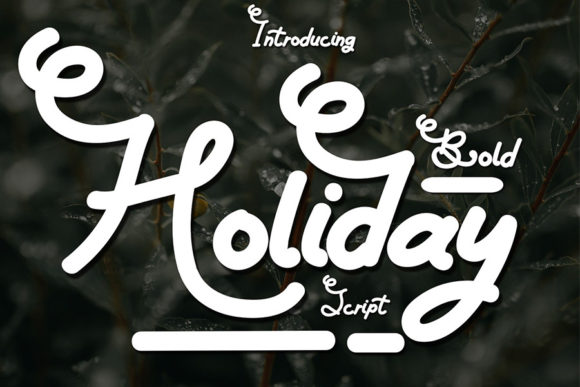 Holiday Font