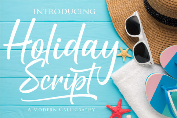 Holiday Font Poster 1