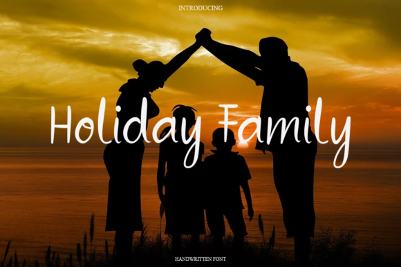 Holiday Family Font Poster 1
