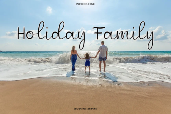 Holiday Family Font Poster 1