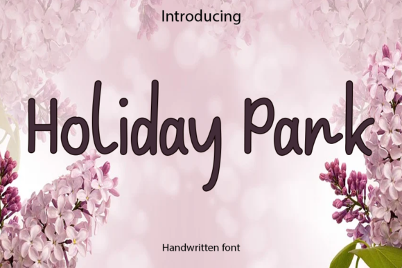 Holiday Park Font Poster 1