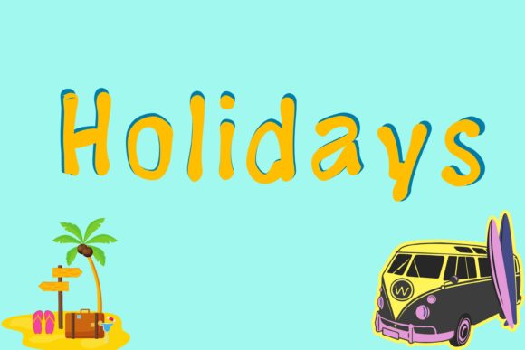 Holidays Font