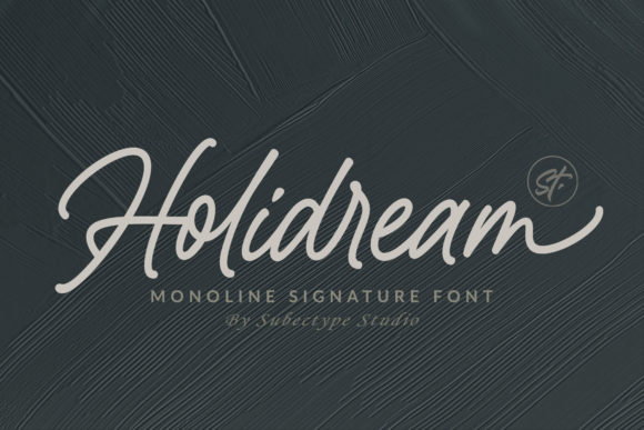 Holidream Font Poster 11