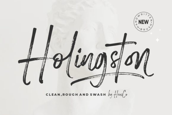 Holingston Font Poster 1