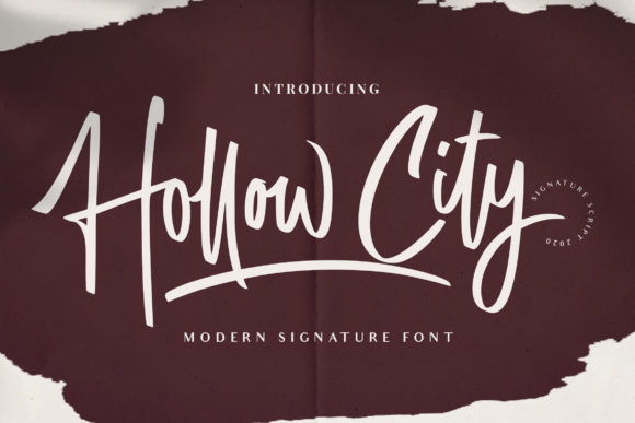 Hollow City Font Poster 1