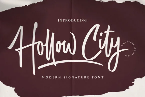 Hollow City Font Hollow City Font Poster 1
