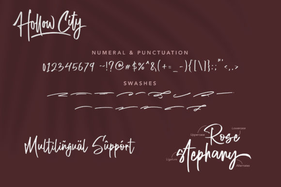 Hollow City Font Poster 9