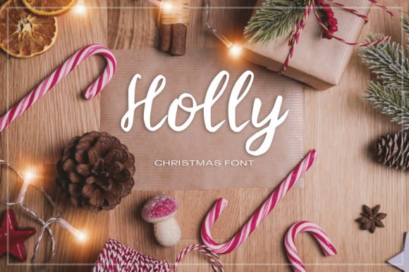 Holly Font Poster 1