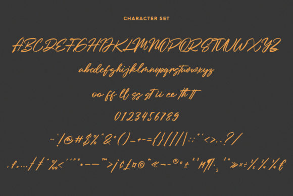 Holly Wings Font Poster 7