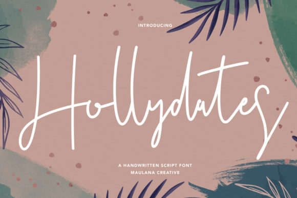 Hollydates Font