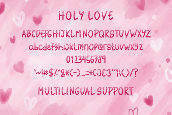 Holy Love Font Poster 6