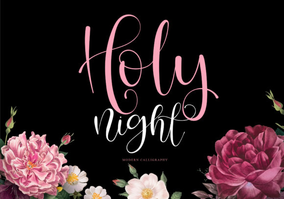 Holy Night Font Poster 1