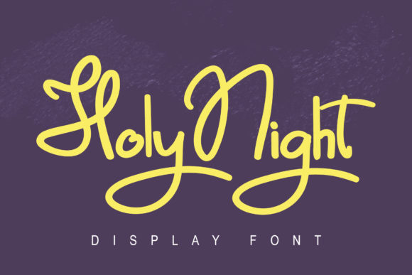 Holy Night Font Poster 1