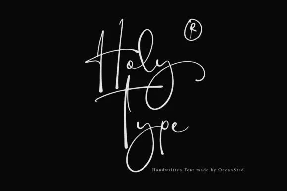Holy Type Font Holy Type Font Poster 1