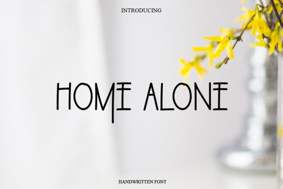 Home Alone Font Poster 1