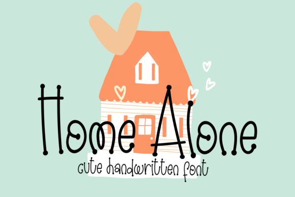 Home Alone Font Poster 1