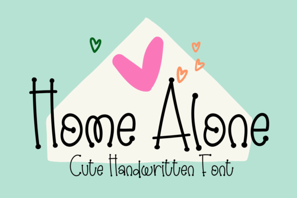 Home Alone Font Poster 2