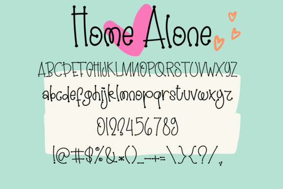 Home Alone Font Poster 5