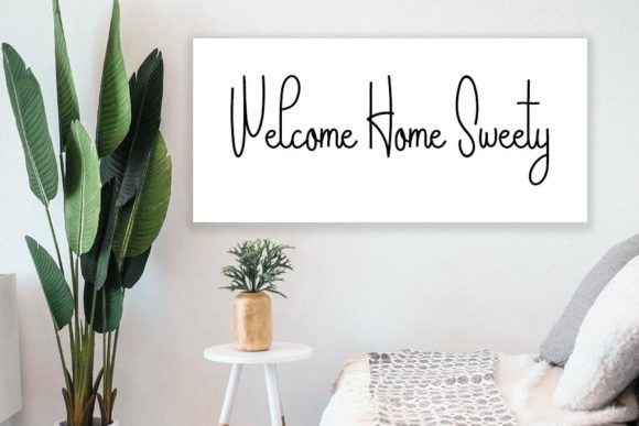 Home Sweet Home Font Poster 3