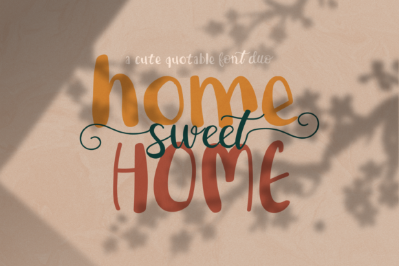 Home Sweet Home Duo Font