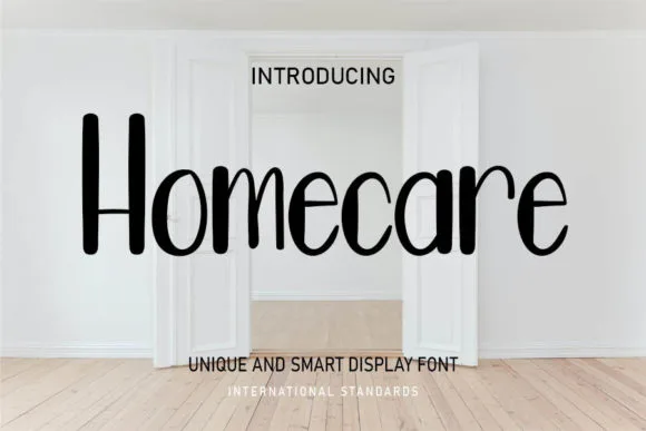 Homecare Font Homecare Font Poster 1