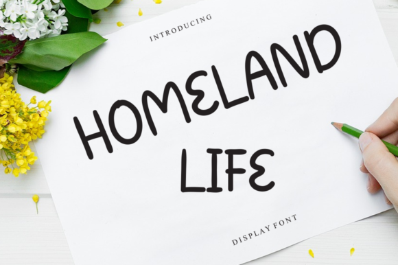 Homeland Life Font Poster 1