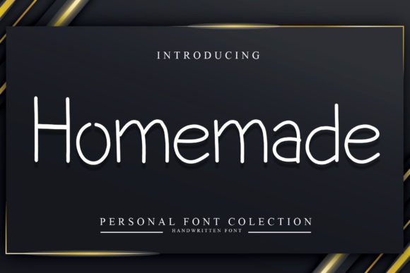 Homemade Font