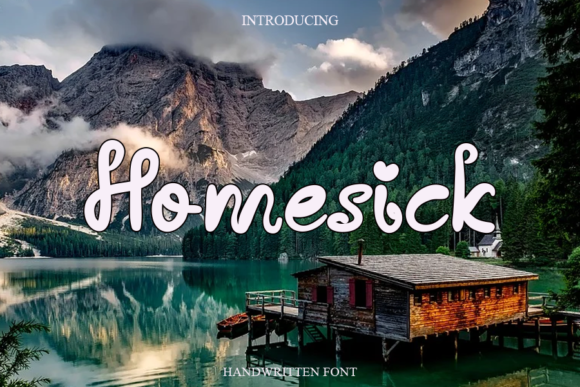 Homesick Font Poster 1
