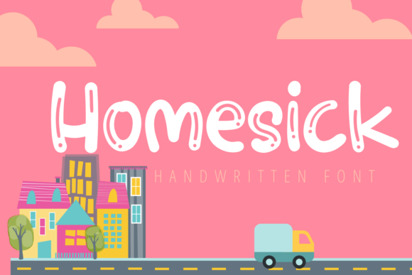 Homesick Font Poster 1