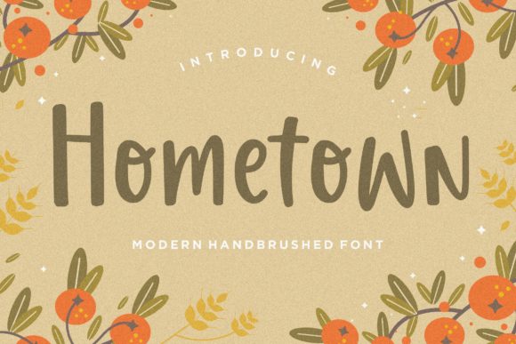 Hometown Font Poster 1