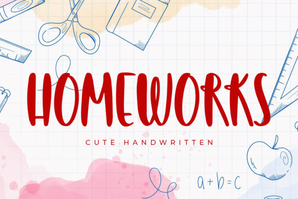 Homeworks Font Poster 1