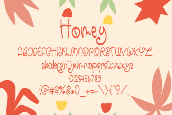 Homey Font Poster 2