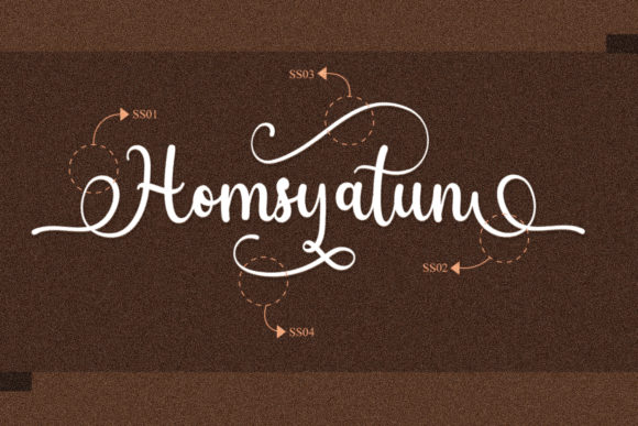 Homsyatun Font Poster 1