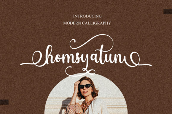Homsyatun Font Poster 2