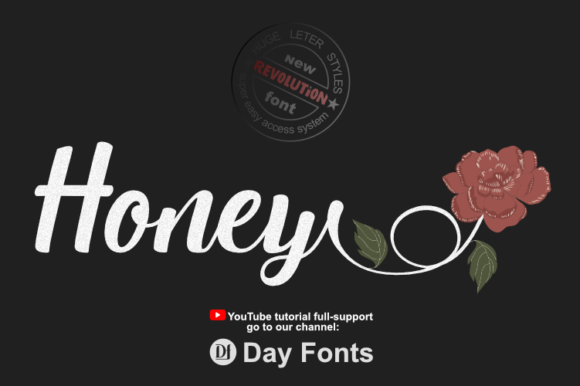 Honey Font Poster 1