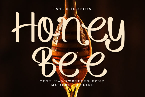 Honey Bee Font Poster 1