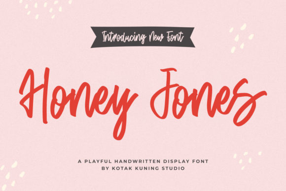 Honey Jones Font Poster 1