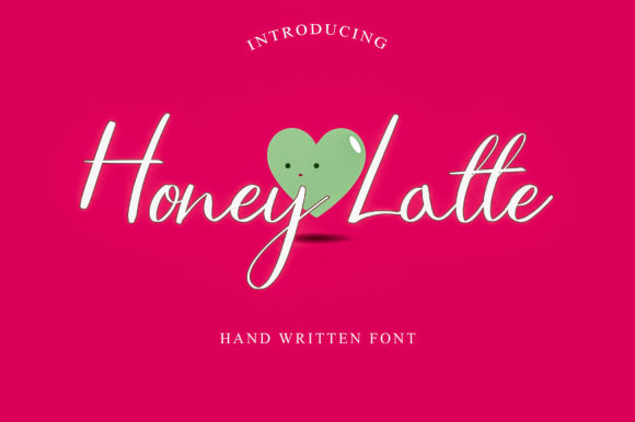 Honey Latte Font Poster 1