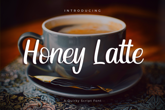 Honey Latte Font Poster 1