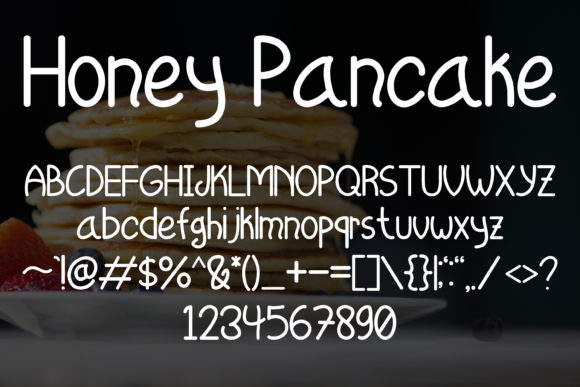 Honey Pancake Font Poster 5