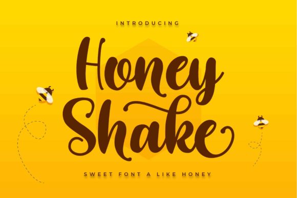 Honey Shake Font Poster 1
