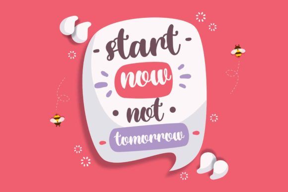 Honey Shake Font Poster 2