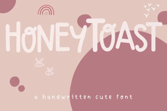 Honey Toast Font Honey Toast Font Poster 1