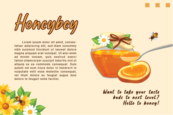Honeybey Font Poster 3
