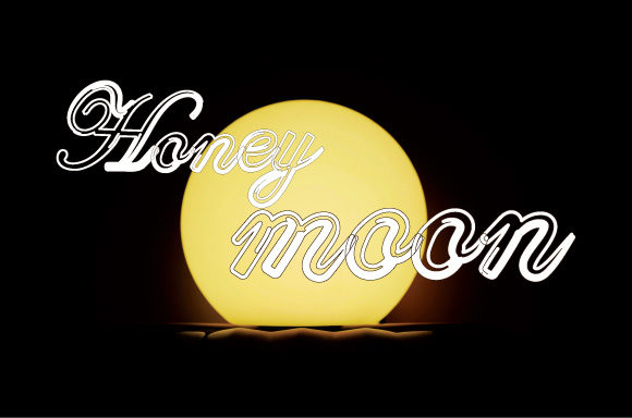 Honeymoon Font Poster 1