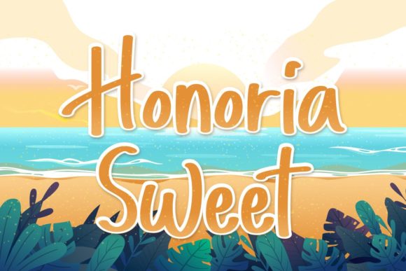 Honoria Sweet Font Poster 1