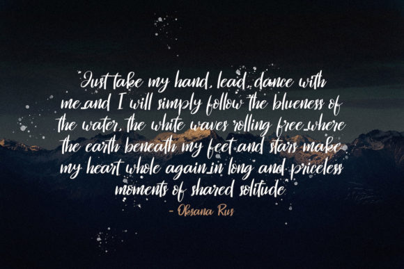 Hontizema Font Poster 3