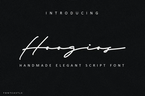 Hoogios Font Hoogios Font Poster 1