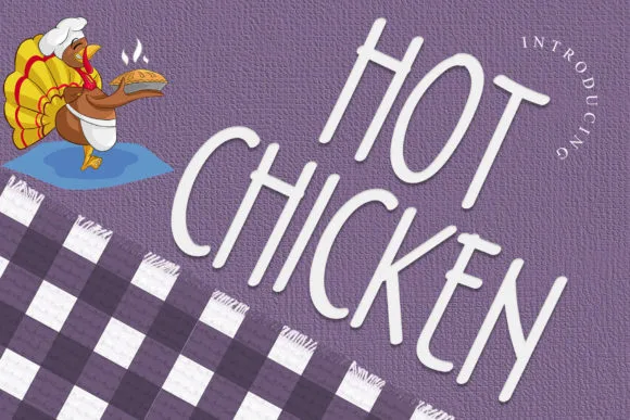 Hot Chicken Font Hot Chicken Font Poster 1
