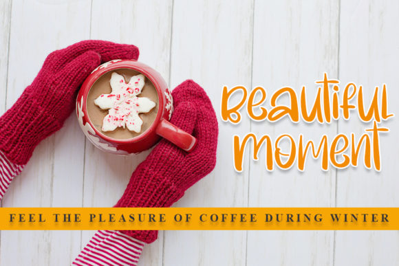 Hot Coffee Font Poster 2